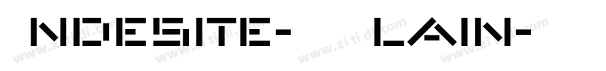Andesite-HU Plain字体转换